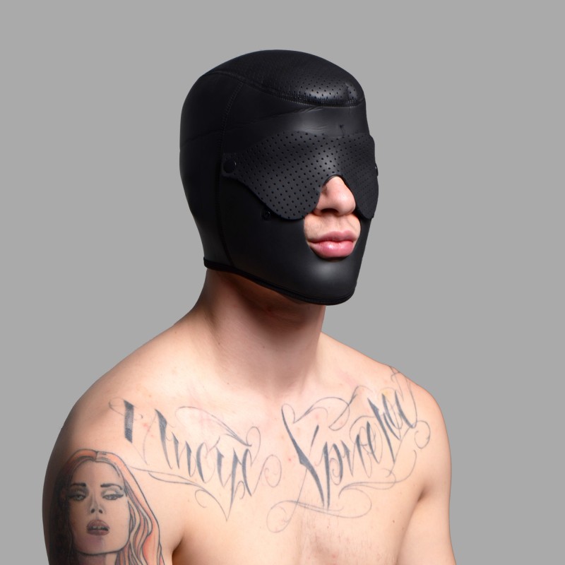 MEO® Bondage Masker BlackOut™ - Neopreen, zacht &amp; flexibel - 2