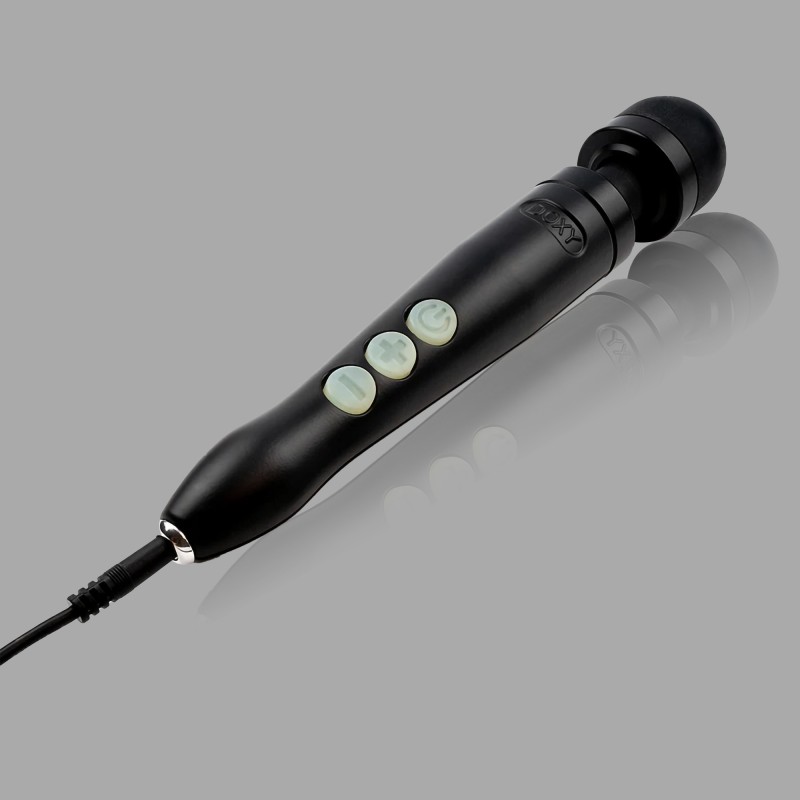 Doxy Die Cast 3R Wand Massager - Recarregável - Preto mate - 3