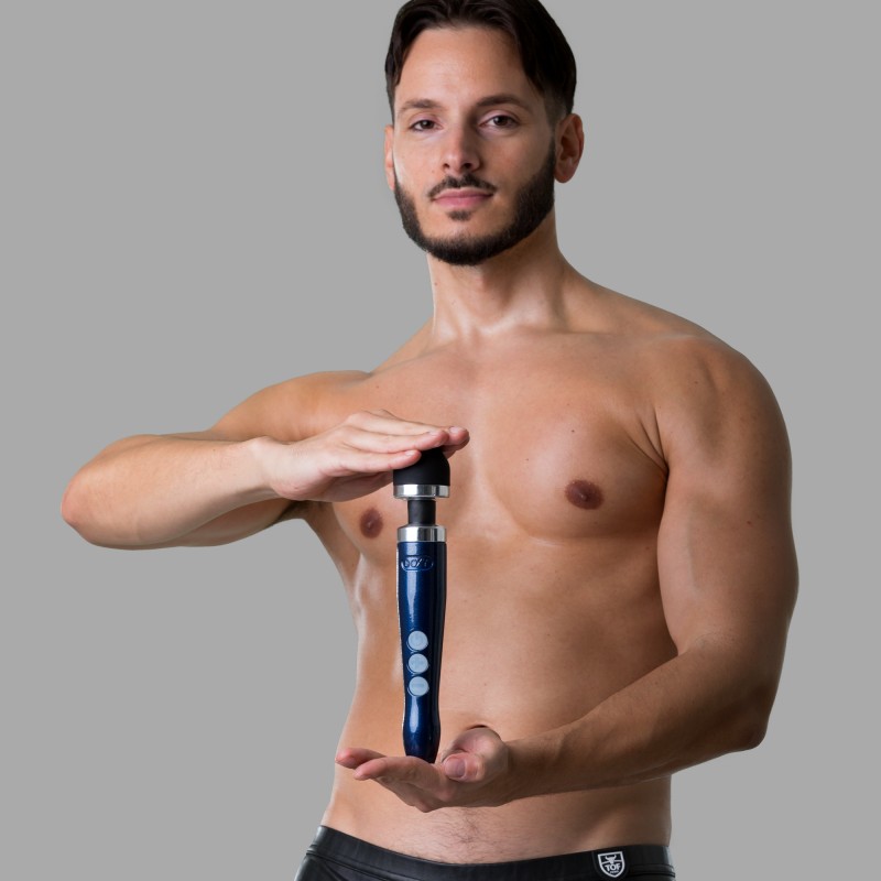 Doxy Die Cast 3R Wand Massager - ładowalny - niebieski