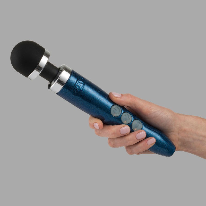 Doxy Die Cast 3R Wand Massager - ładowalny - niebieski