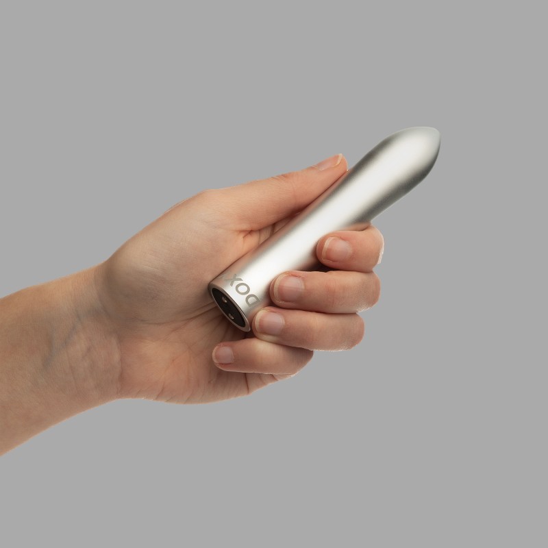 DOXY Bullet Vibrator - Silver - Luxury Vibrator