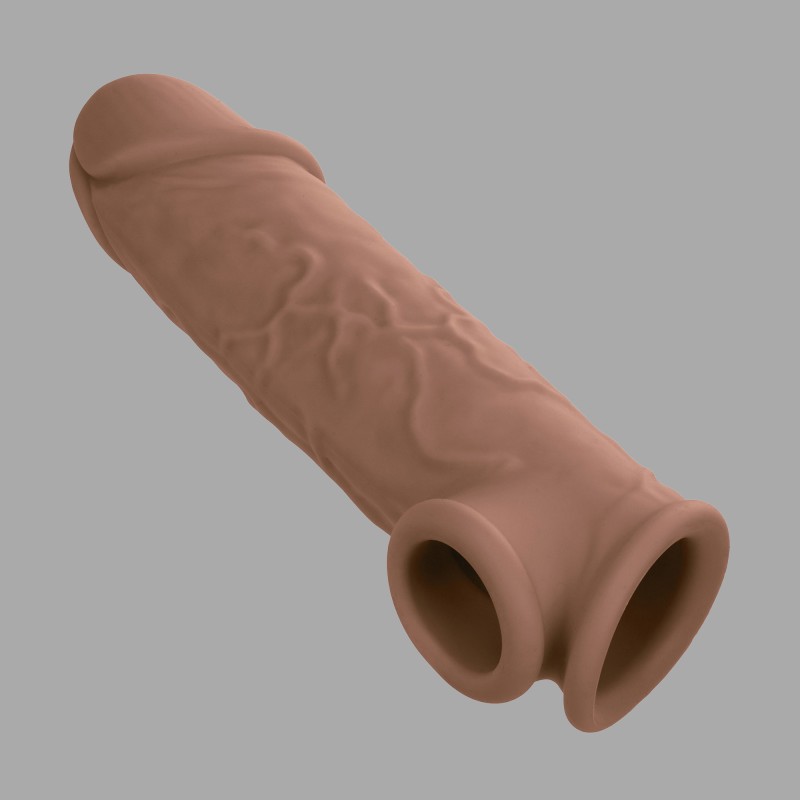 Performance Maxx™ - Realistic Penis Extension 18.5 cm (7.28 inches) - brown