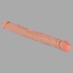 Realistisk dobbel dildo 46 cm lang - Thumbnail