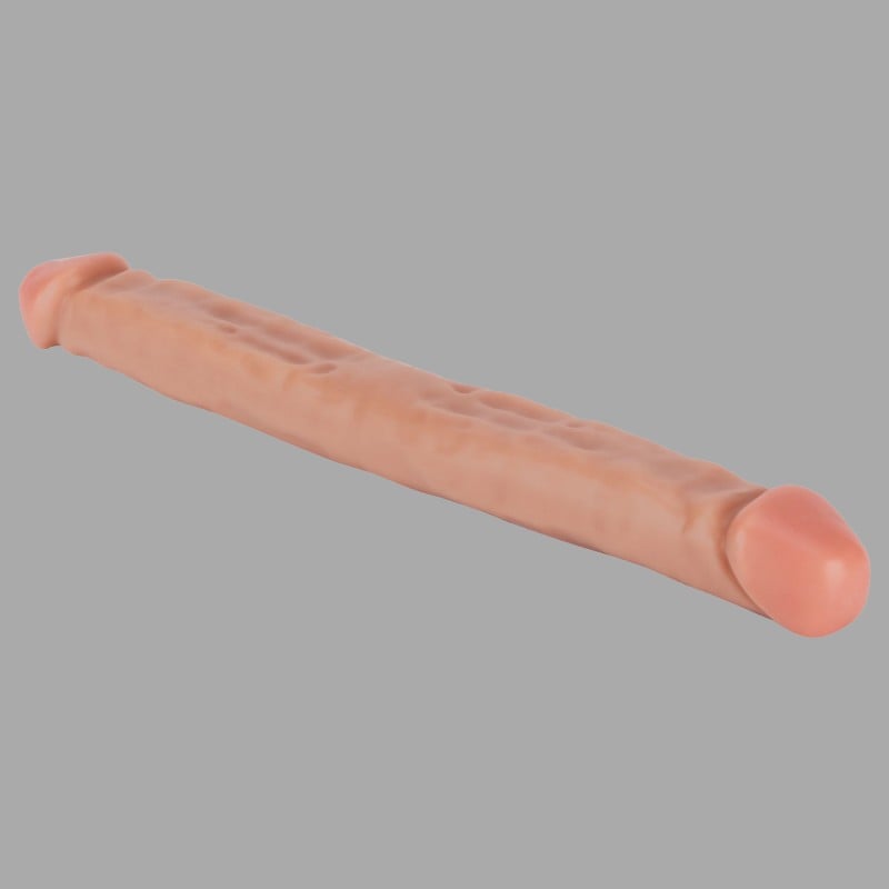 Dildo dublu realist 46 cm lungime - Double Dong 18 inch 