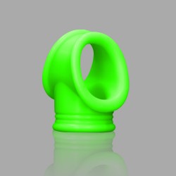 NeoF*ck™ - Glow in The Dark Cock Ring ve Ball Stretcher - Thumbnail