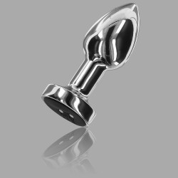 Butt Plug Stainless Steel - Small Anal Vibrator "The Glider" by AlphaMale