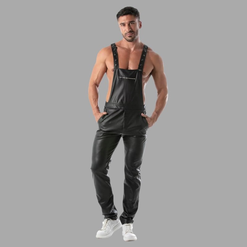 Overall aus Leder von TOF Paris x MEO