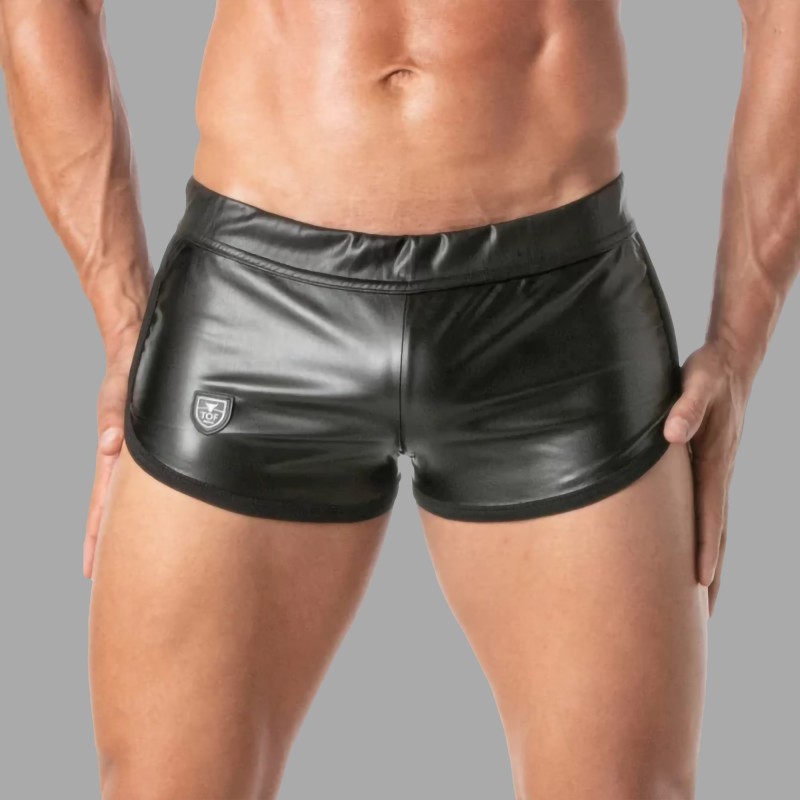 Sexy leren shorts van TOF Paris x MEO - 1