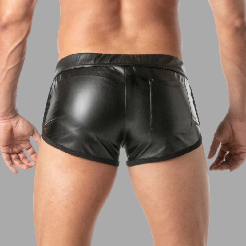 Sexy leren shorts van TOF Paris x MEO - 2