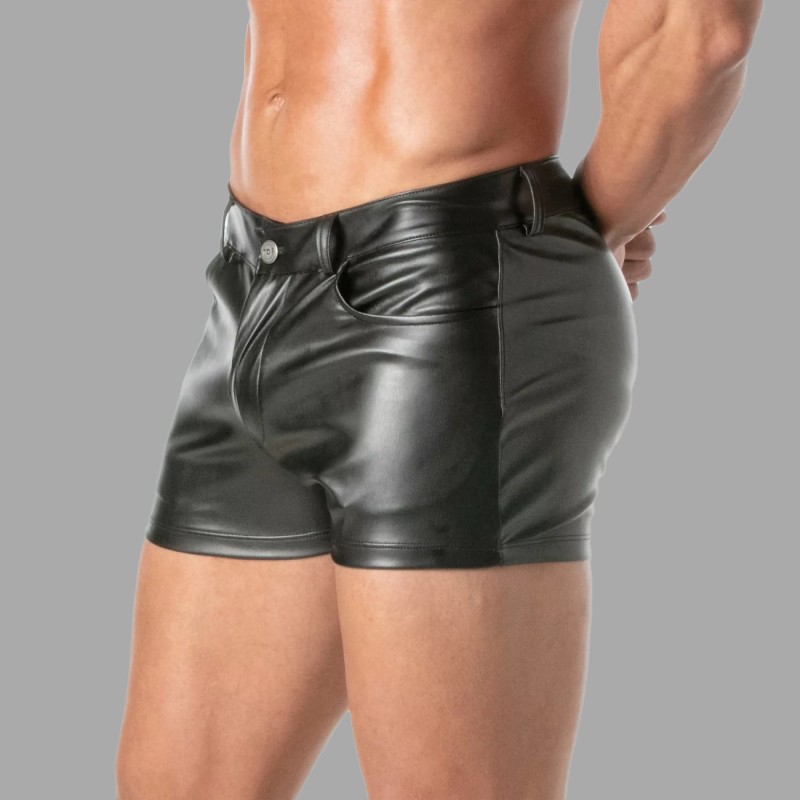 Sexy šortky z kůže TOF Paris x MEO - 3