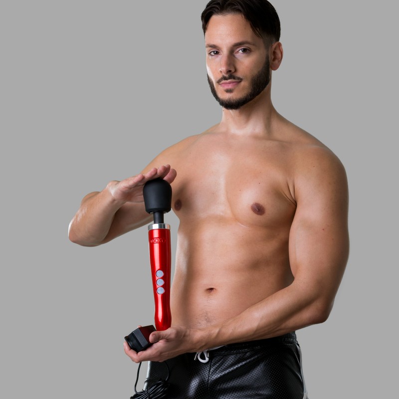 Doxy Die Cast Wall Massager - červený