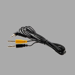 Cable corto con clavijas de 4 mm - E-Stim Systems - 1,5 metros de longitud