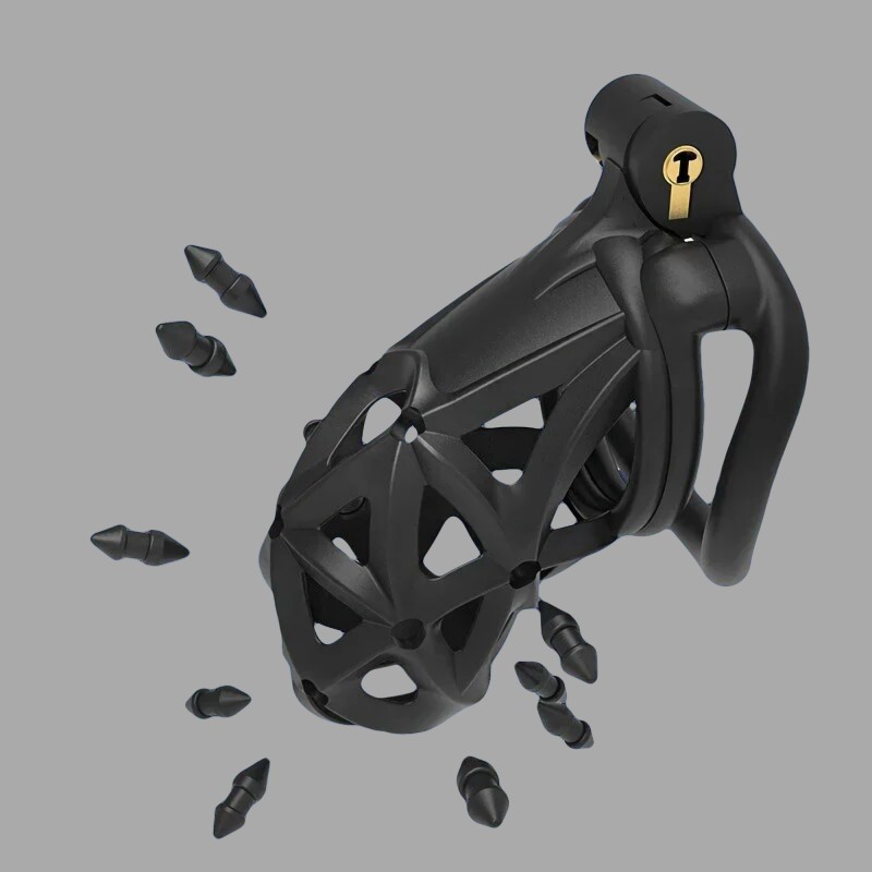 Cage de chasteté pour homme - NoPacha® - Black Diamond™ - 4