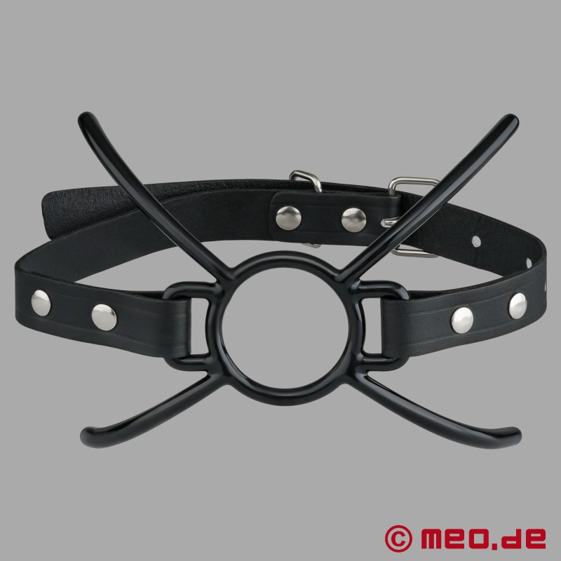 Spider Gag con rivestimento in vinile - Bavaglio BDSM MEO