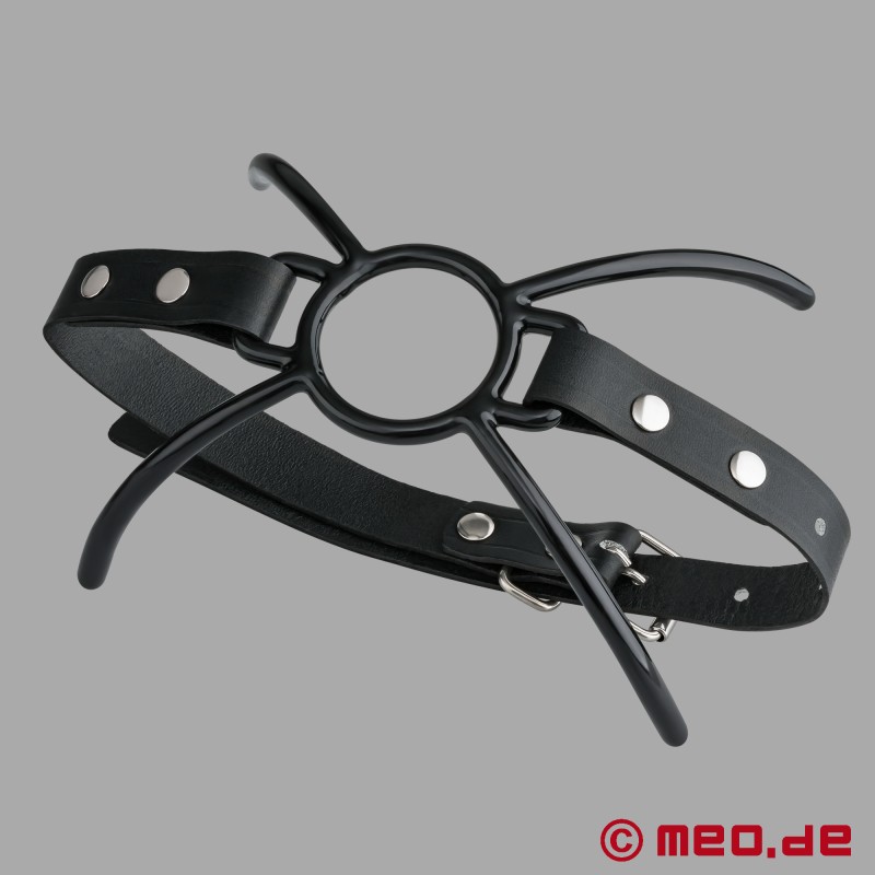 Spider Gag con rivestimento in vinile - Bavaglio BDSM MEO