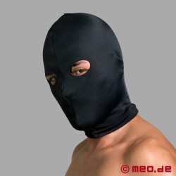 Maschera bondage in spandex con apertura per occhi