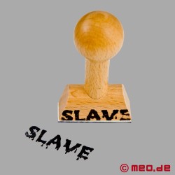 Klassiskt BDSM-stämpel "SLAVE" - Thumbnail