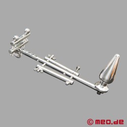  Dr. Sado’s Total Submission CBT Device – Anal Plug with Cock & Ball Restraint - Thumbnail