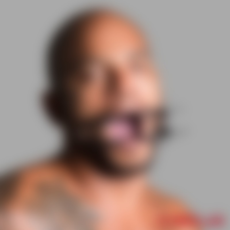 Ağız koruyucu ile BDSM kilit çenesi - 1