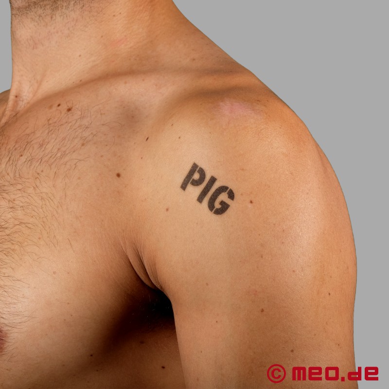 Ideiglenes BDSM-kötés tetoválások - 6