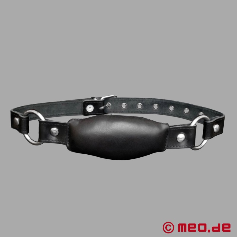 Lockable Leather Gag - Enjoy the Silence! - 2