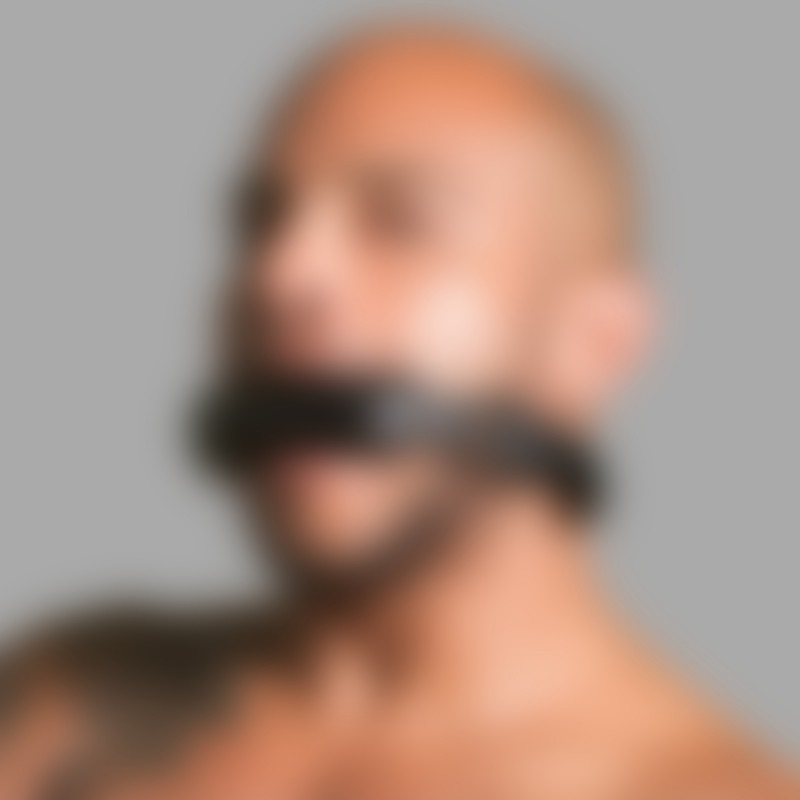 Lockable Leather Gag - Enjoy the Silence! - 3