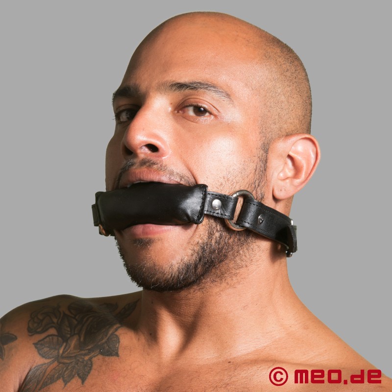 Lockable Leather Gag - Enjoy the Silence!