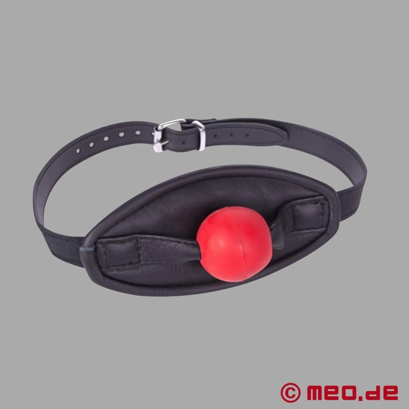 Mondmasker met rode ball gag