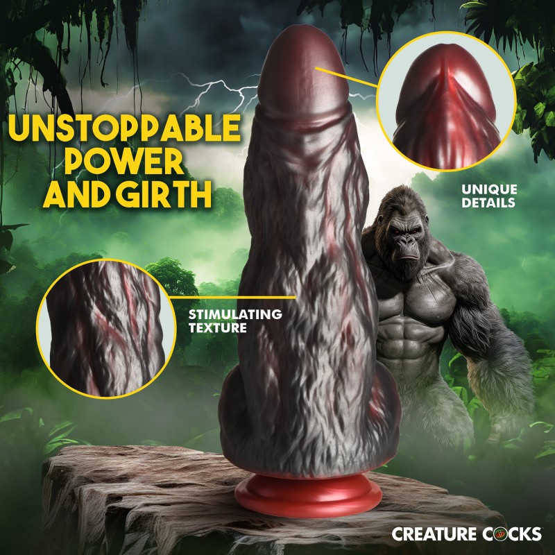 King Kong Dildo - XL silikondildo med sugekopp - 7