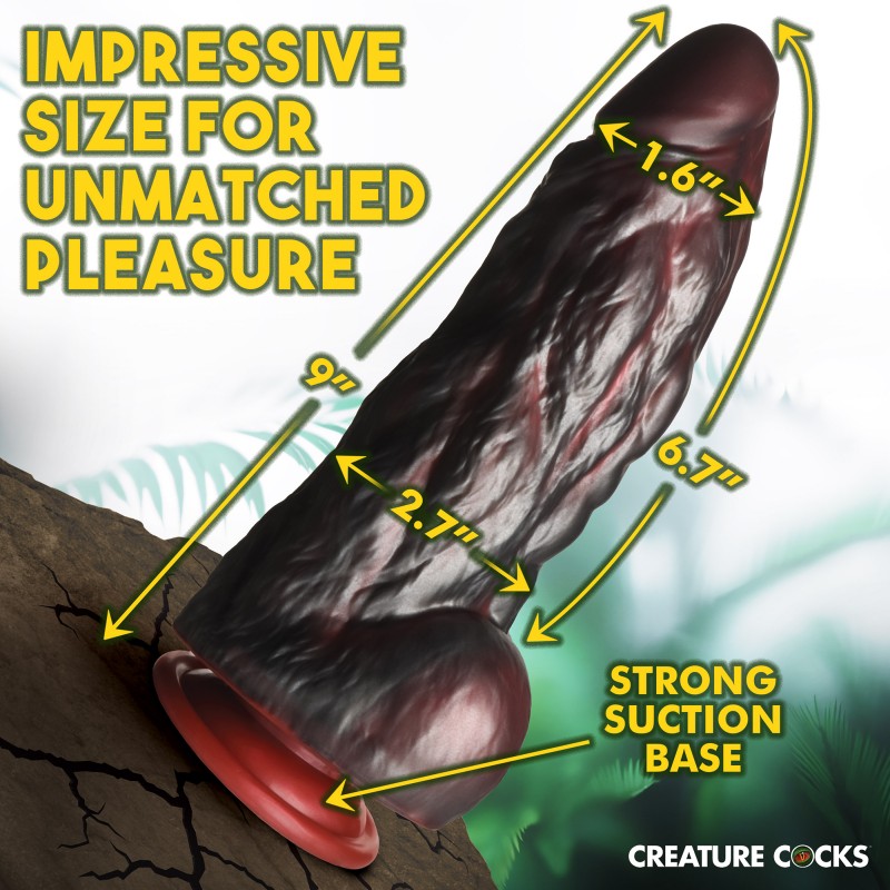 King Kong Dildo - XL silikoninis dildo su siurbtuku