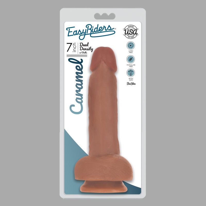 Dildo realista - Dildo de dupla densidade de 7 polegadas