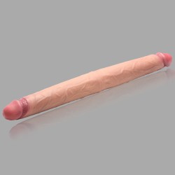 Dubbel dildo - Real Skin 15.75-inch från JOCK - Thumbnail