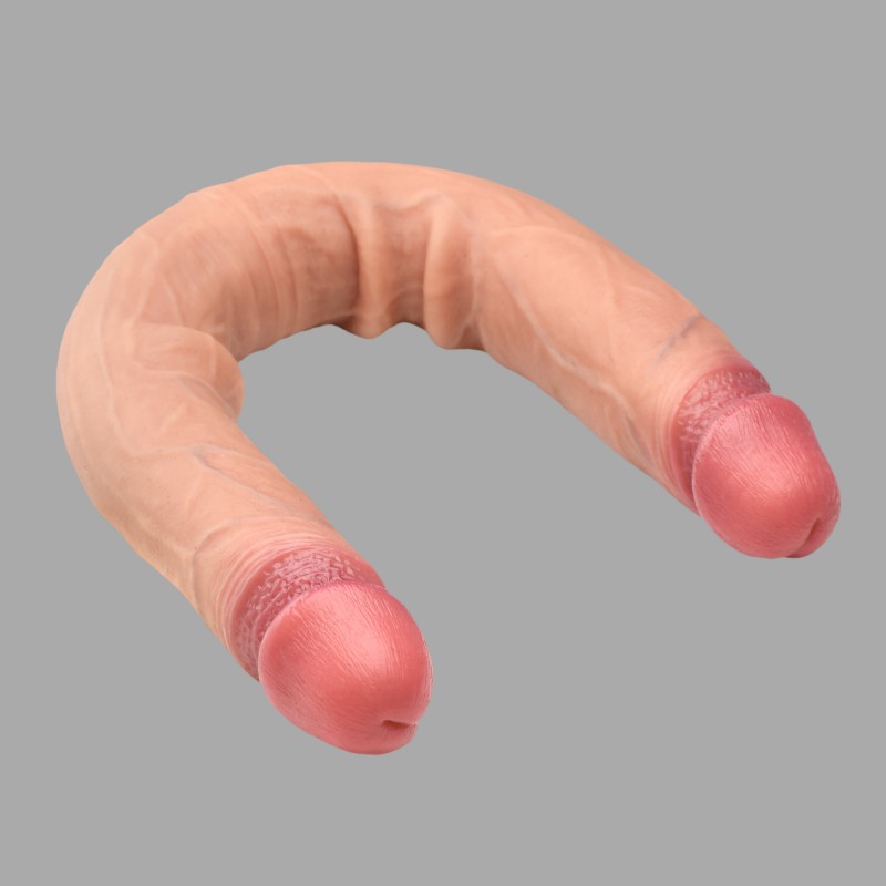 Dvojité dildo - Real Skin 15,75 palce od JOCKu