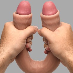 Dvojité dildo - Real Skin 15,75 palce od JOCKu