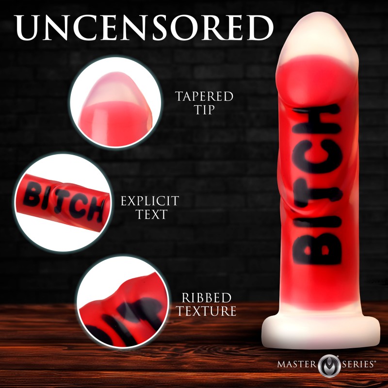 BDSM Dildo - B*TCH