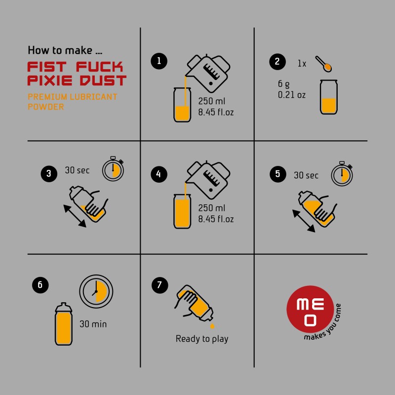 Pixie-Dust™ - To Go Sachet mit 6gr - The Magic Lube - Gleitgel Pulver für Fisting - 2