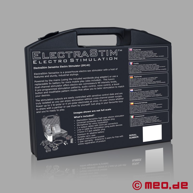 Appareil d'électrostimulation SensaVox EM140 d'ElectraStim