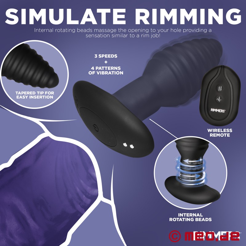 DeepRim - Vibratore anale con telecomando - 9