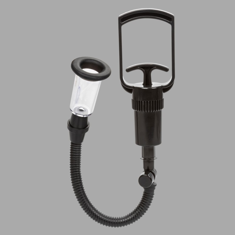 Boundless™ Body Pump Kit - vakuumpumpe med tre vakuumsylindere for brystvorter, anus og glans - 1