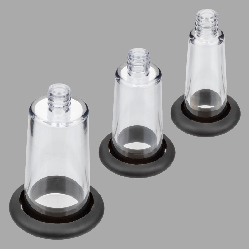 Boundless™ Body Pump Kit - vakuumpump med tre vakuumcylindrar för bröstvårtor, anus och ollon - 2