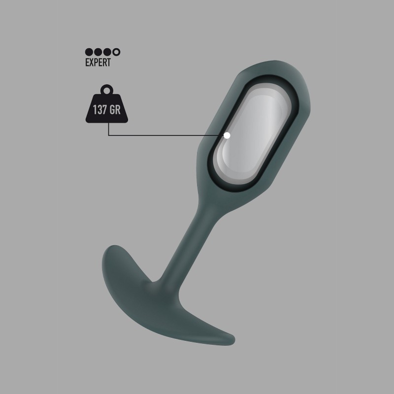 Buttocks™ - plug anal de silicone com peso interior - 5