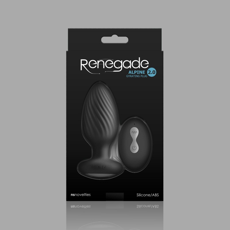 Renegade Alpine 2.0™ - Remote-Controlled Gyrating Butt Plug - 3