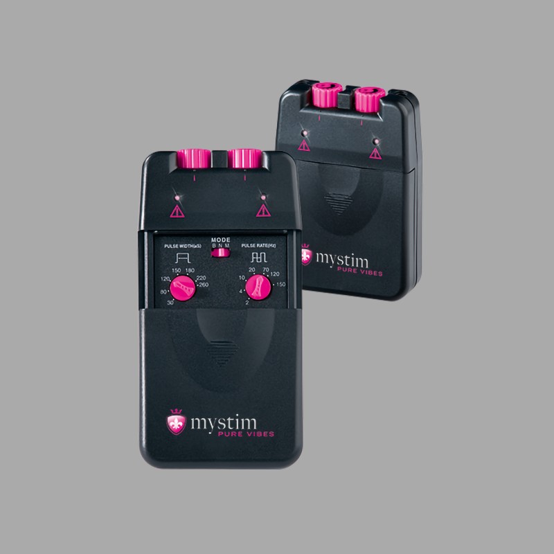 Mystim PURE VIBES - Analoginis elektrostimuliacijos prietaisas intensyviam elektroseksui