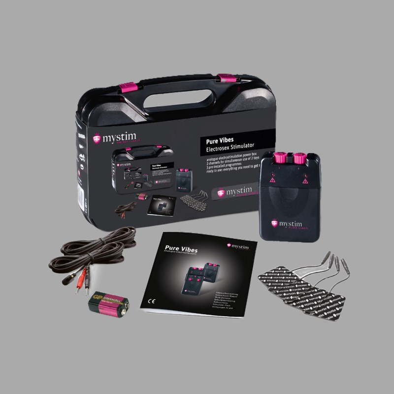 Mystim PURE VIBES - Analoginis elektrostimuliacijos prietaisas intensyviam elektroseksui