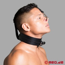 DominateMe – Collare in pelle con gancio per il naso - Thumbnail