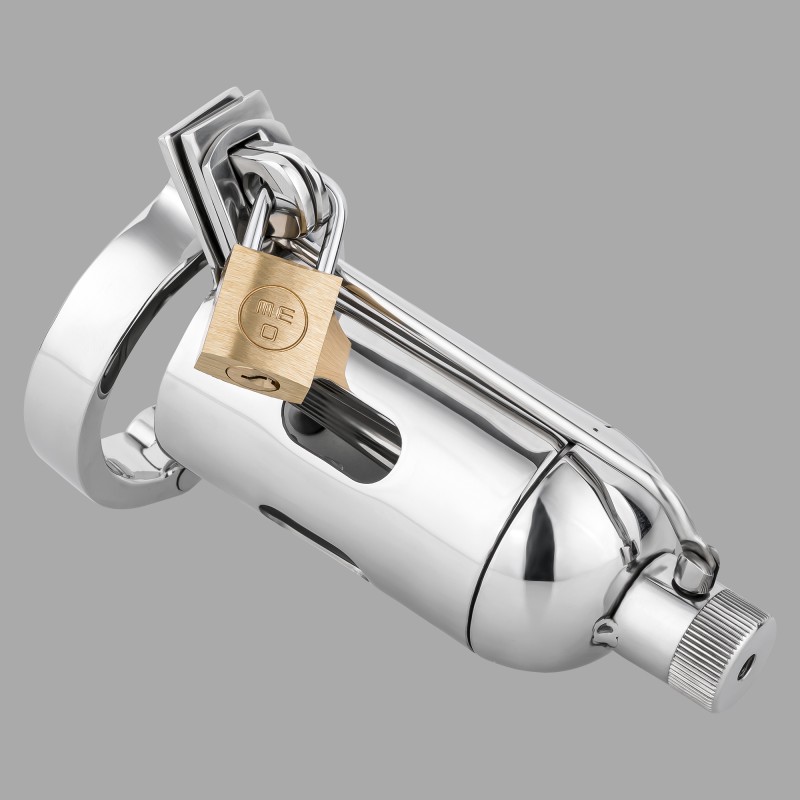 NoPacha® InfernoCage™ - Gabbia di castità con punte e penis plug - 3