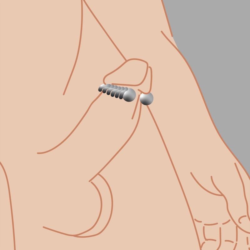 CobraGrip - ollonring i rostfritt stål - 1