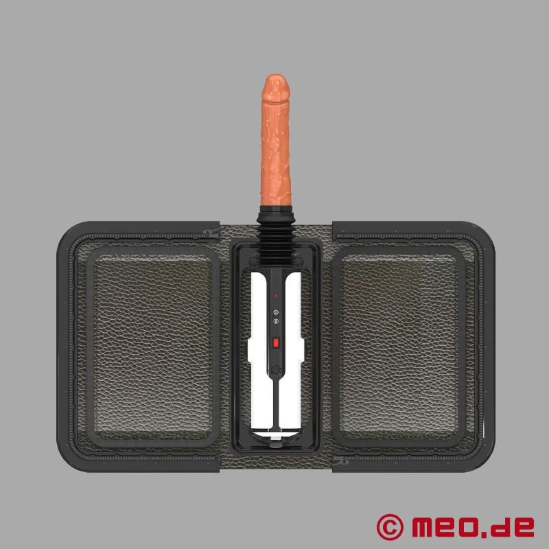 White Devil - Mașină de sex discretă cu dildo - Compatibilă cu Vac-U-Lock