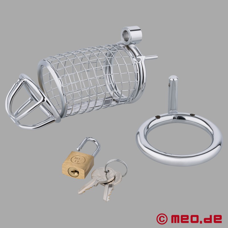 Roostevabast terasest chastity cage - NoPacha 900 voorusvöö meestele - 3