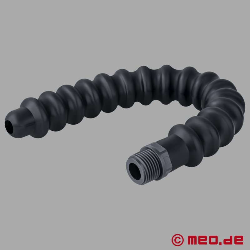 AquaFlex - 来自 MEO 的带刺激凹槽的硅胶肛门淋浴器